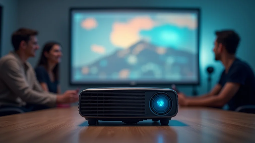 Leveling Up Presentations With a Portable Projector